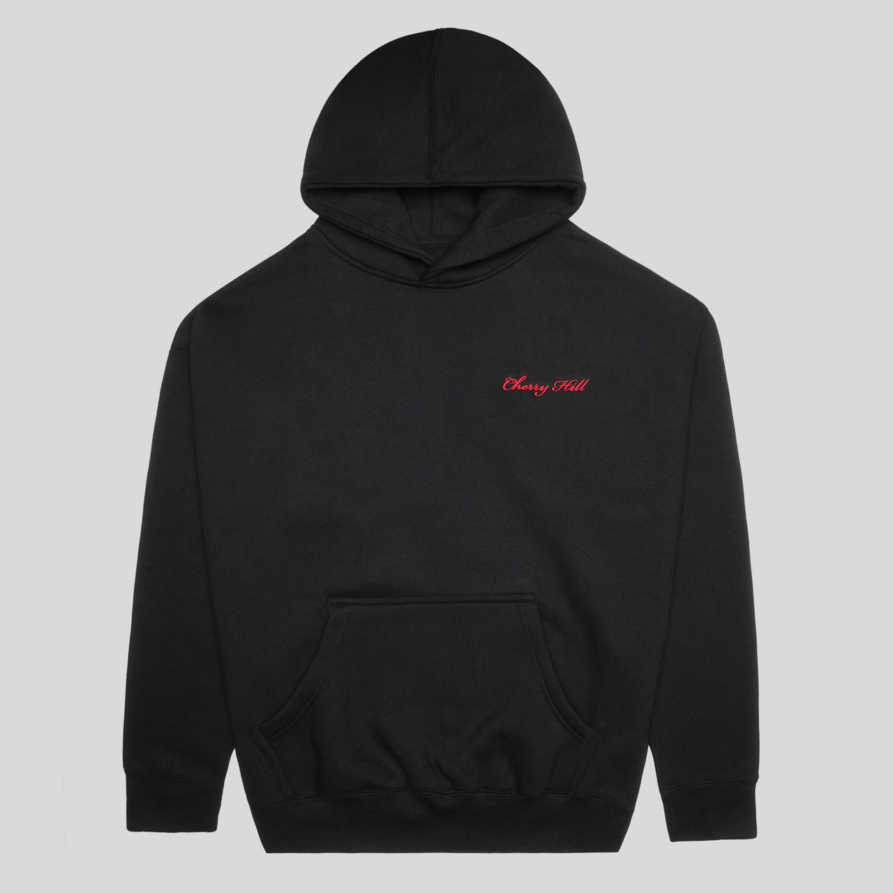 BLACK HEAVY WEIGHT HOODIE