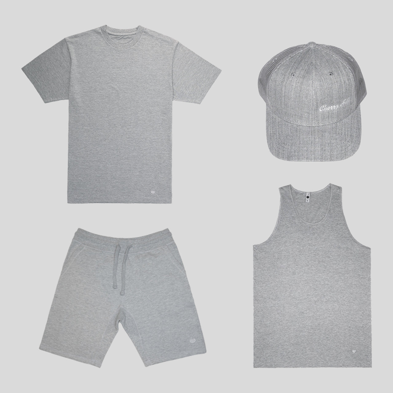 GRAY SHORT SET BUNDLE